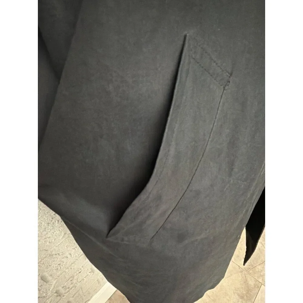 Jos. A. Bank Men’s Black All Weather Trench Raincoat Size 46L